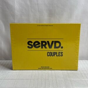 SERVD. Couples Card Game 2024 BRAND NEW FACTORY SEALED